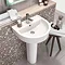 Toronto Basin with Full Pedestal (600mm Wide - 1 Tap Hole) Profile Large Image