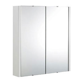 Premier Minimalist 2-Door Bathroom Mirror Cabinet (Width 617mm) VTY052 Medium Image