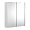 Premier Minimalist 2-Door Bathroom Mirror Cabinet (Width 617mm) VTY052 Large Image