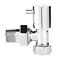 Premier - Minimalist Radiator Valves - Angled - MTY121 Large Image