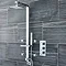 Nuie Square Triple Concealed Thermostatic Shower Valve with Diverter - JTY311  Feature Large Image