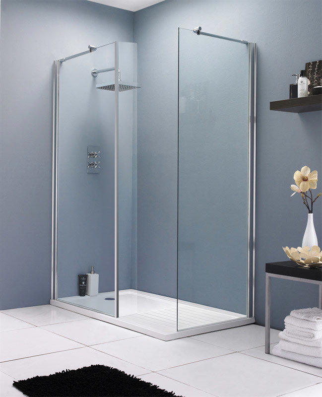 Premier - Minimalist Walk-In Shower Pack Large Image