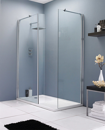 Premier - Minimalist Walk-In Shower Pack Profile Large Image
