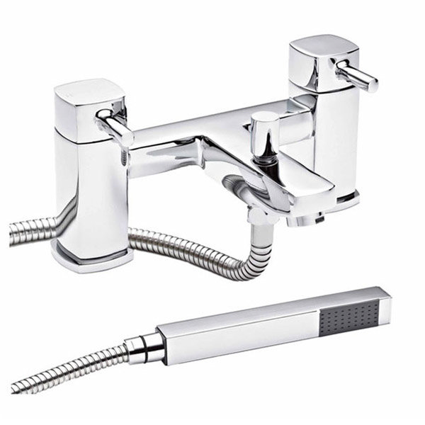 Ultra Munro Bath Shower Mixer Inc. Shower Kit & Wall Bracket - TMU304 Large Image