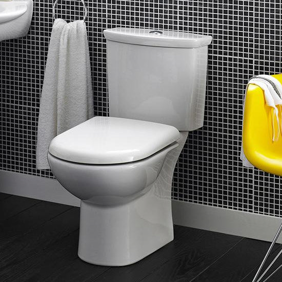 Premier - Otley Close Coupled Toilet with Soft-Close Seat Profile Large Image