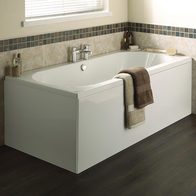 Premier Otley Round Double Ended Bath with Front & End Panels Large Image