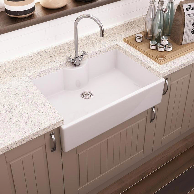 Nuie Oxford Butler Ceramic Kitchen Sink BTL008