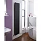 Premier - Palisade Designer Radiator 1800 x 370mm - Black - MTY115 Feature Large Image