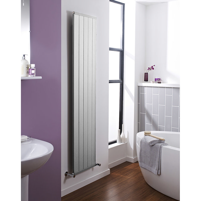 Premier - Palisade Designer Radiator 1800 x 370mm - Anodised - MTY117 Feature Large Image