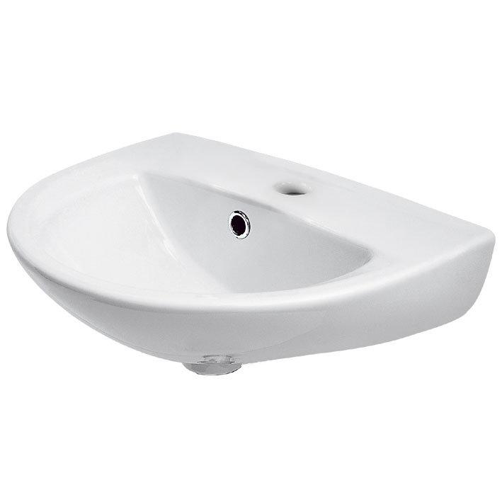 Premier - Pandora 450mm Wall Hung Basin - 1 or 2 Tap Hole Options Large Image