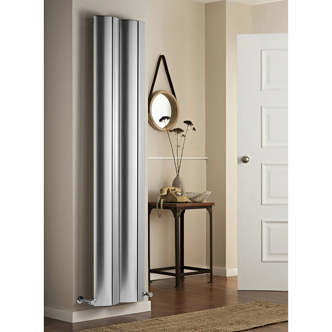 Premier - Ravine Designer Radiator 1800 x 415mm - Black - MTY118 Feature Large Image