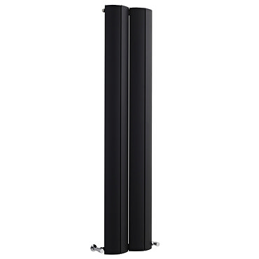 Premier - Ravine Designer Radiator 1800 x 415mm - Black - MTY118 Profile Large Image