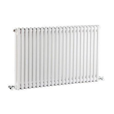Premier - Regency 2 Column Radiator - 600 x 1055mm - White - MTY074 Profile Large Image