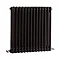 Premier - Regency 2 Column Radiator - 600 x 650mm - High Gloss Black - MTY077 Large Image