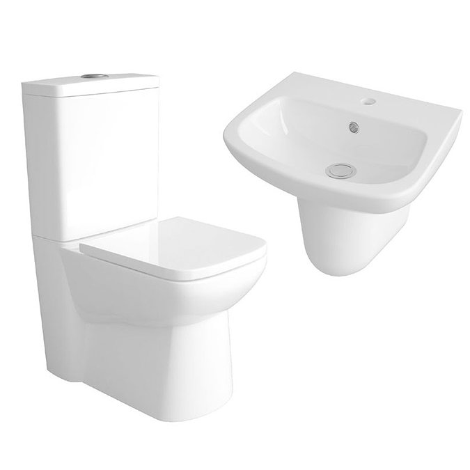 Premier Renoir 4-Piece Modern Cloakroom Suite Large Image