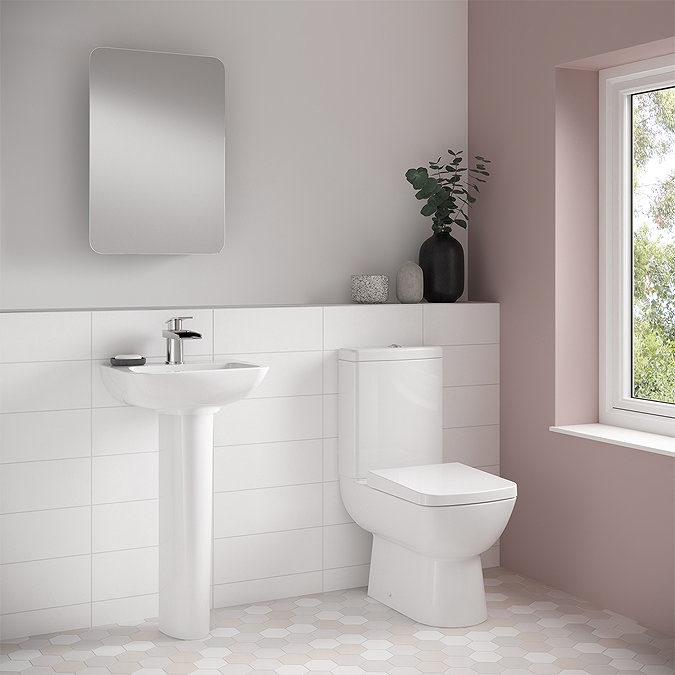 Nuie Renoir Compact Toilet with Soft Close Seat  Profile Large Image