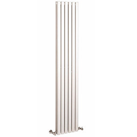 Premier - Ricochet Double Panel Radiator - 1750 x 354mm - White - MTY082 Large Image