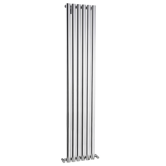 Premier - Ricochet Single Panel Radiator - 1800 x 350mm - Chrome - MTY099 Large Image