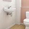 Old London - Chancery Wall Hung Cloakroom Basin (500mm Wide - 1 Tap Hole) Profile Large Image