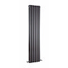 Premier - Salvia Double Panel Radiator - 1500 x 383mm - Anthracite - HSA006 Large Image