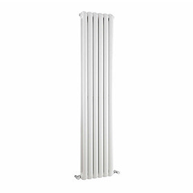 Premier - Salvia Double Panel Radiator - 1500 x 383mm - White - HSA002 Large Image