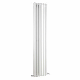 Premier - Salvia Double Panel Radiator - 1800 x 383mm - White - HSA001 Large Image