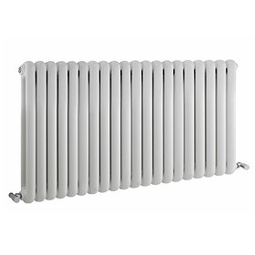 Premier - Salvia Double Panel Radiator - 635 x 1223mm - White - HSA003 Large Image