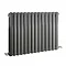 Premier - Salvia Double Panel Radiator - 635 x 863mm - Anthracite - HSA008 Large Image