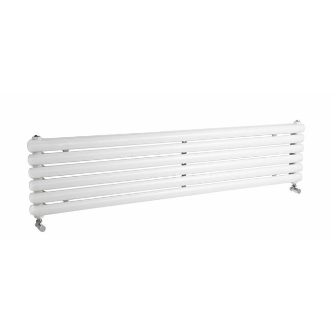 Premier - Salvia Horizontal Double Panel Radiator - 383 x 1500mm - White Large Image