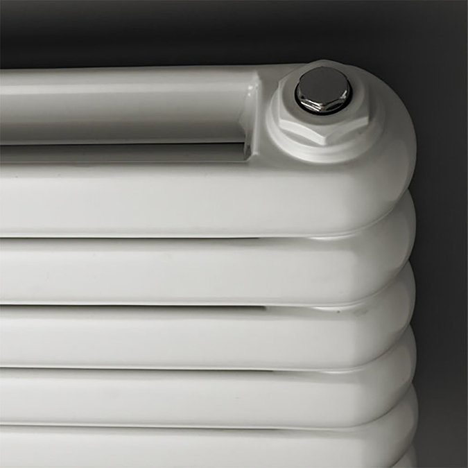 Premier - Salvia Horizontal Double Panel Radiator - 383 x 1800mm - White Feature Large Image