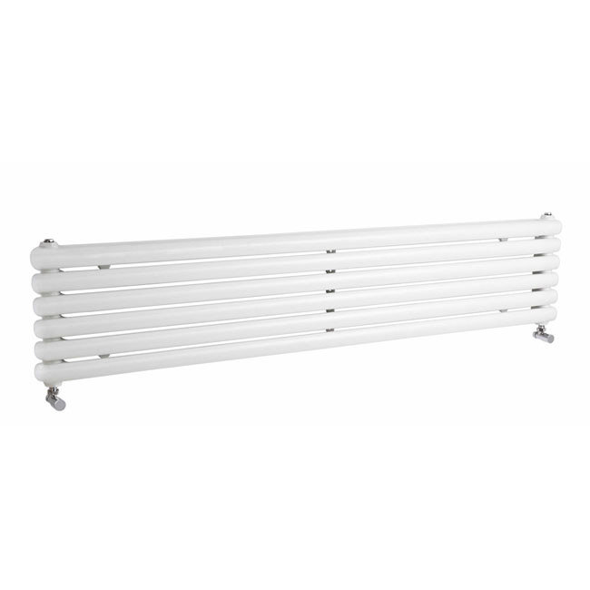 Premier - Salvia Horizontal Double Panel Radiator - 383 x 1800mm - White Large Image