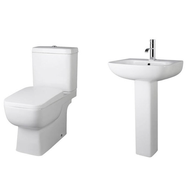 Premier - Saxon 4 Piece Bathroom Suite - CSA001 Profile Large Image