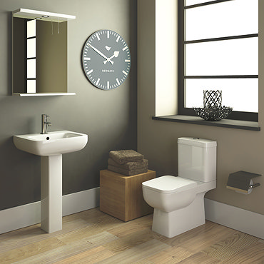 Premier - Saxon 4 Piece Bathroom Suite - CSA001 Profile Large Image