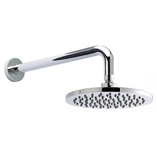 Ultra Quest Triple Thermostatic Valve with Round Shower Head & Handset Feature Large Image