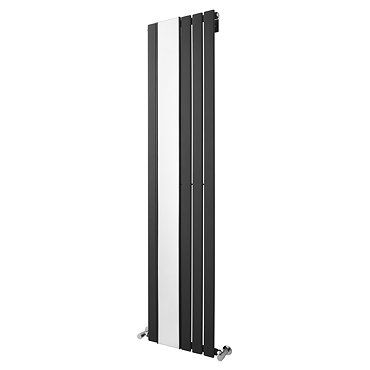 Premier - Seville Flat Panel Radiator with Mirror 1800 x 425mm - Anthracite - HLA103  Profile Large Image