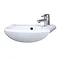 Premier - Sienna 420mm semi-recessed ceramic basin - NBS004 Large Image