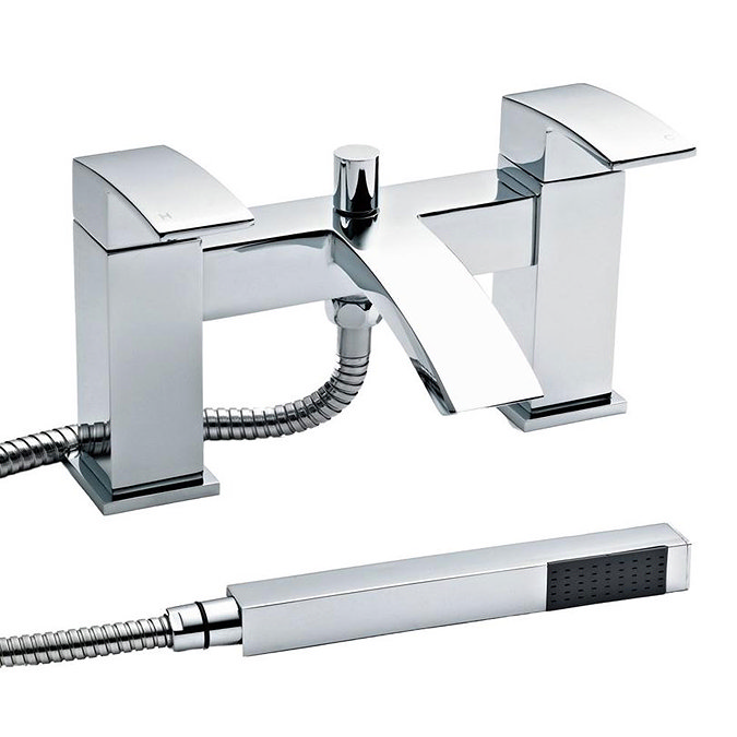 Ultra Vibe Sinclair Bath Shower Mixer with Shower Kit + Wall Bracket - TSI304 Large Image