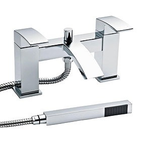 Ultra Vibe Sinclair Bath Shower Mixer with Shower Kit + Wall Bracket - TSI304 Large Image