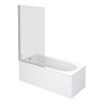 Premier Square Hinged Barmby Shower Bath Large Image