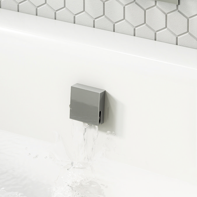 Nuie - Square Slimline Freeflow Bath Filler - E317  Feature Large Image