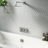 Nuie - Square Slimline Freeflow Bath Filler - E317  Standard Large Image