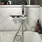 Nuie - Square Slimline Freeflow Bath Filler - E317  Profile Large Image