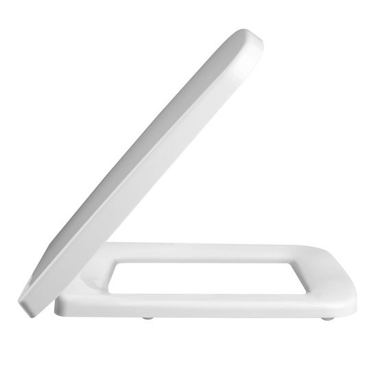 Premier - Square Soft Close Seat with Square Edge, Top-fix, Quick Release - NCH197 Profile Large Image