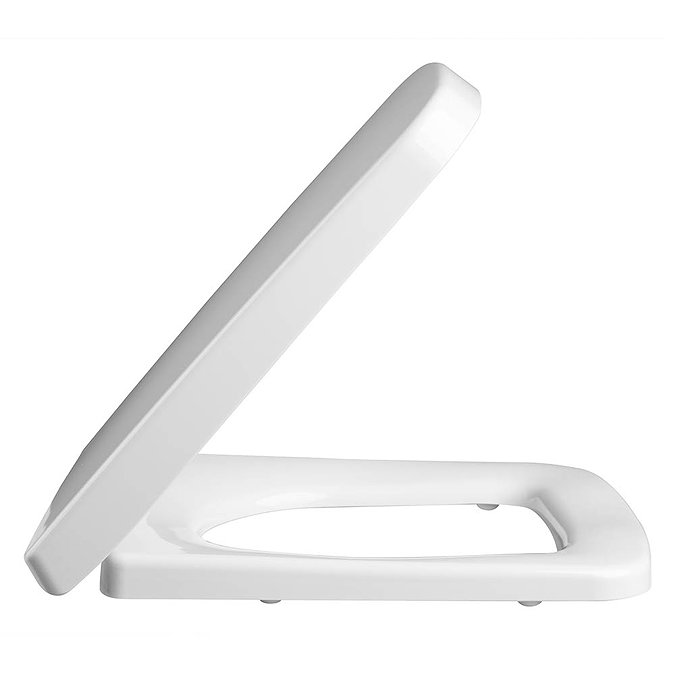 Premier Square Soft Close Toilet Seat with Top Fix, Quick Release - NCH196  Profile Large Image