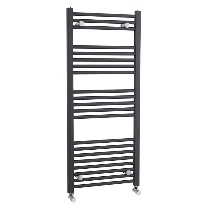 Premier - Straight Ladder Towel Rail 500 x 1150mm - Anthracite - MTY105 Large Image