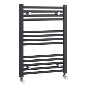 Premier - Straight Ladder Towel Rail 700 x 500mm - Anthracite - MTY103 Large Image