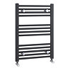 Premier - Straight Ladder Towel Rail 700 x 500mm - Anthracite - MTY103 Large Image