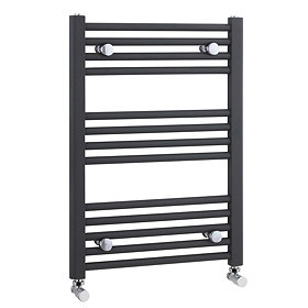 Premier - Straight Ladder Towel Rail 700 x 500mm - Anthracite - MTY103 Large Image