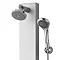 Premier - Thermostatic Shower Panel with Fixed Shower Head, 3 Body Jets & Shower Kit - AS304 Feature Large Image