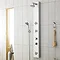 Premier - Thermostatic Shower Panel with Fixed Shower Head, 3 Body Jets & Shower Kit - AS304 Large Image